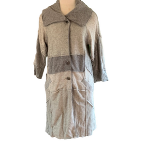 Burning Torch medium cashmere longer length sweater jacket
